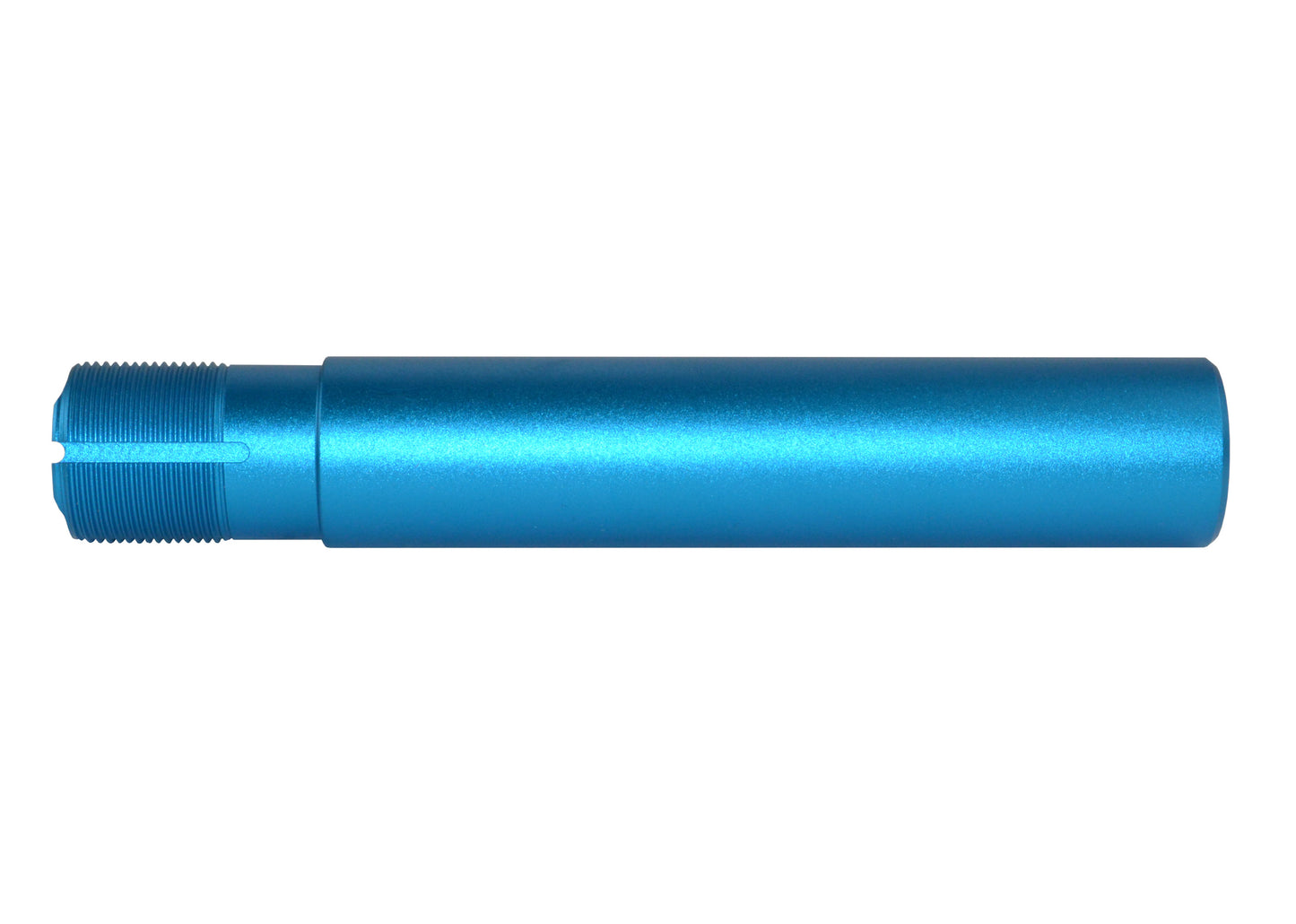 Pistol Length 7.3" Buffer Tube, 1.25" diameter, Blue Anodized