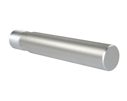 Pistol Length 7.3" Buffer Tube, 1.25" diameter, Silver Anodized