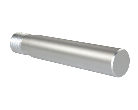 Pistol Length 7.3" Buffer Tube, 1.25" diameter, Silver Anodized