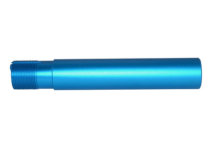 Pistol Length 7.3" Buffer Tube, 1.25" diameter with QR Sling Attachment Hole, Blue Anodized
