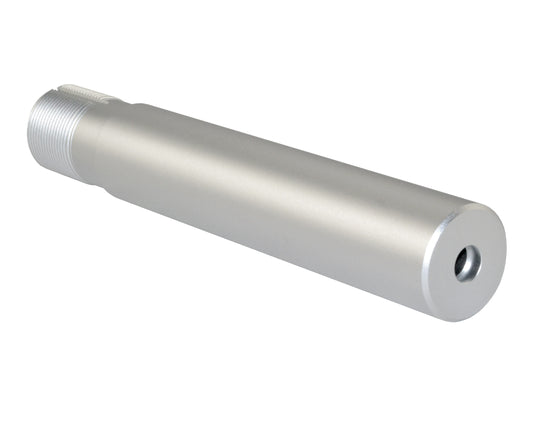 Pistol Length 7.3" Buffer Tube, 1.25" diameter with QR Sling Attachment Hole, Silver Anodized