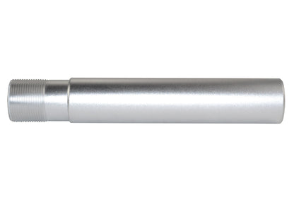 Pistol Length 7.3" Buffer Tube, 1.25" diameter, Silver Anodized
