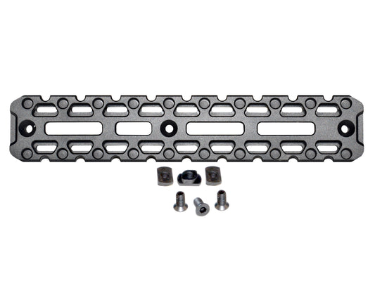 M-LOK to ARCA rail adapter, adds Standard ARCA, R-LOCK, and MRAS QD Adaptors and Mounts, 200mm length