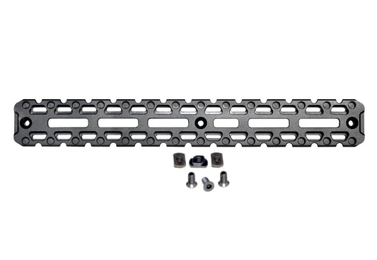 M-LOK to ARCA rail adapter, adds Standard ARCA, R-LOCK, and MRAS QD Adaptors and Mounts, 280mm length