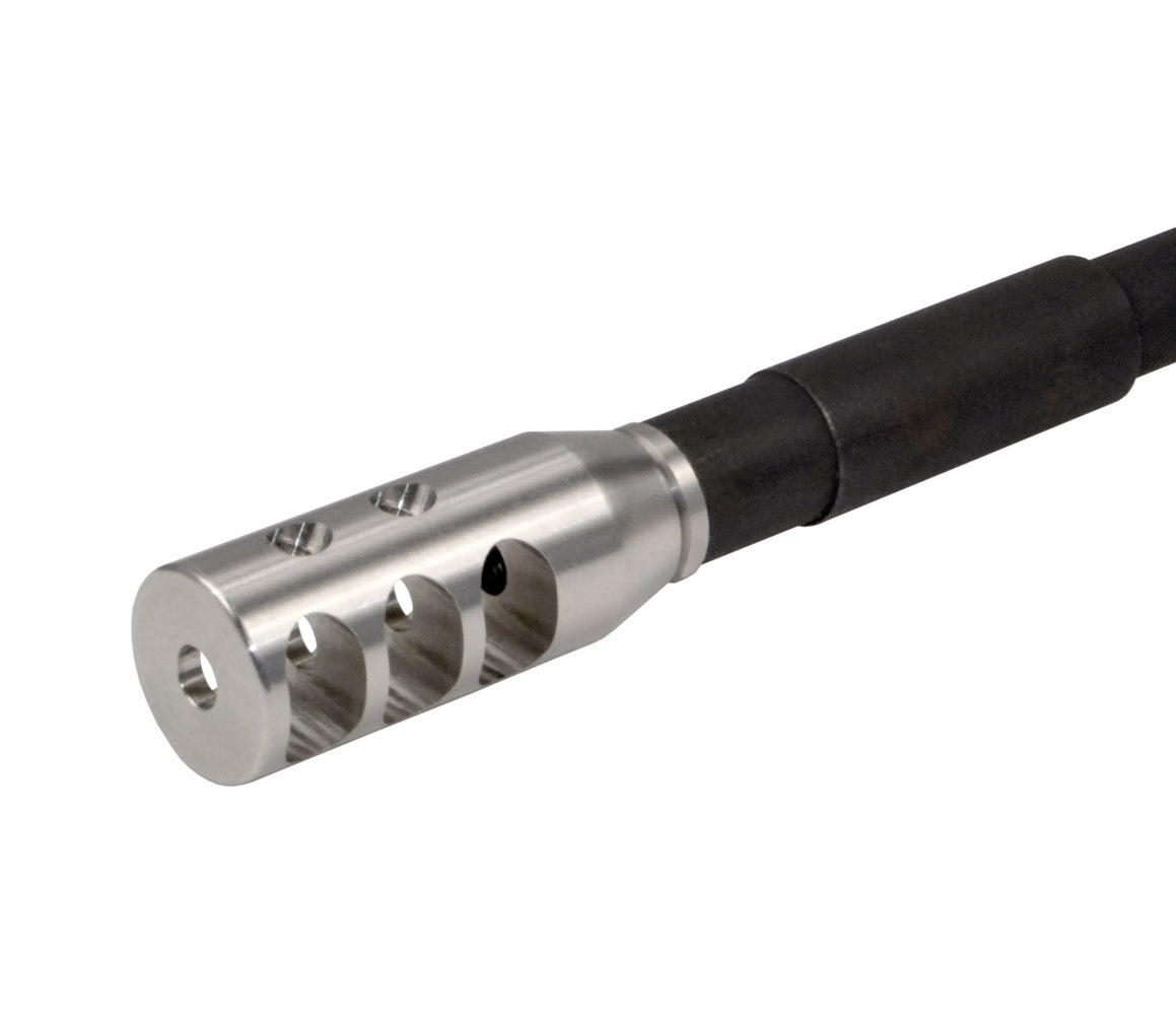 Muzzle Brake Recoil Compensator for AR-10 LR 308 5/8"x24 thread, Stainless Steel