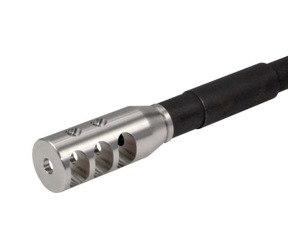 Muzzle Brake Recoil Compensator for AR-10 LR 308 5/8"x24 thread, Stainless Steel