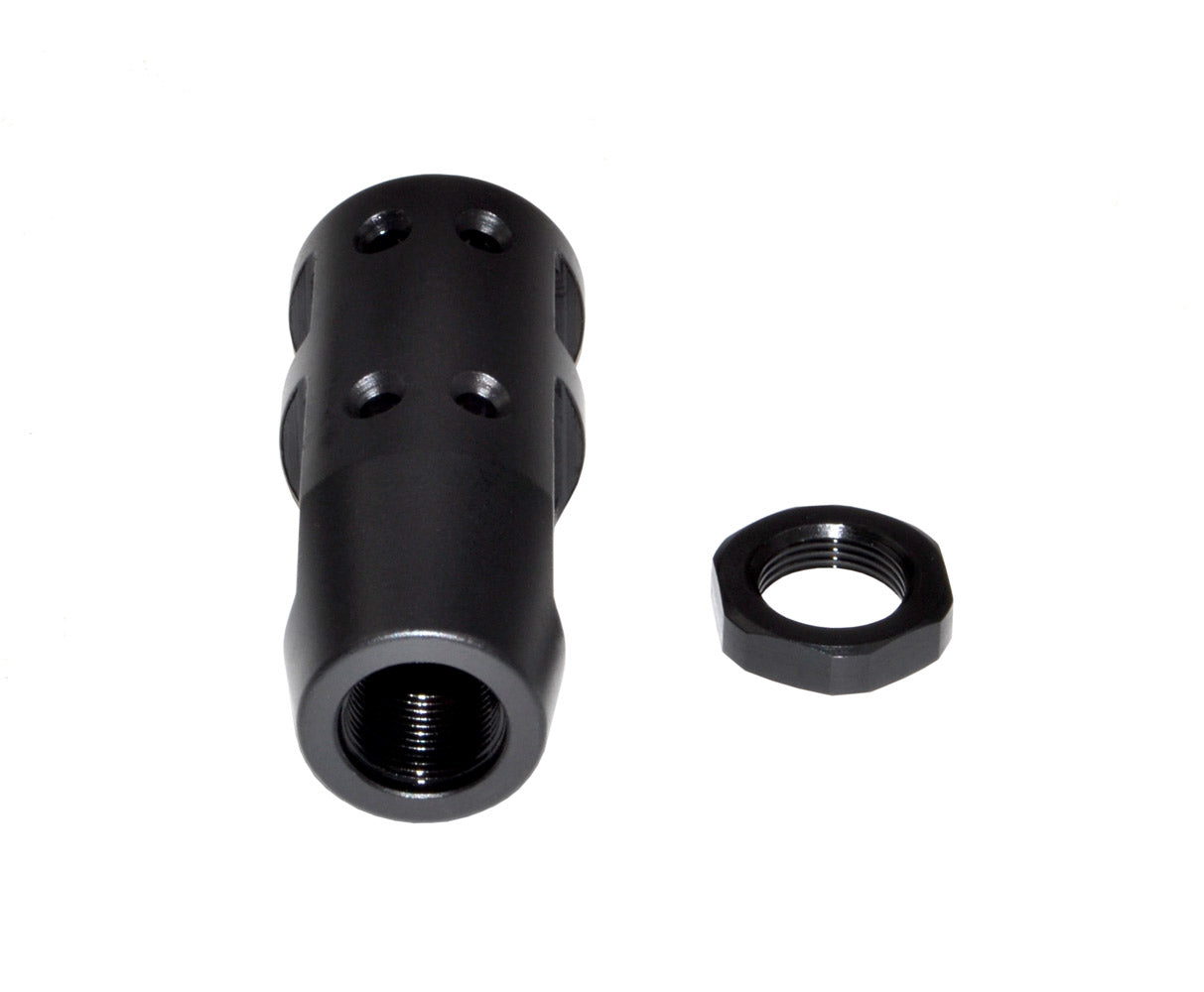 Competition Grade Muzzle Brake Recoil Compensator for AR-15 .223, 1/2"x28 thread, Steel with Black Phosphate finish