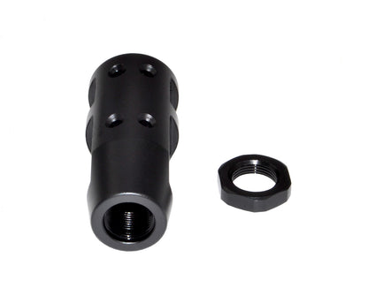 Competition Grade Muzzle Brake Recoil Compensator for AR-15 .223, 1/2"x28 thread, Steel with Black Phosphate finish