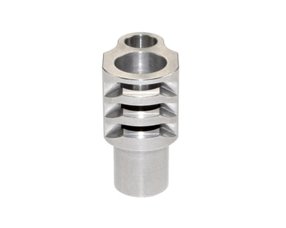 Muzzle Brake Recoil Compensator for 5" 1911 .45 ACP Handguns, Stainless Steel