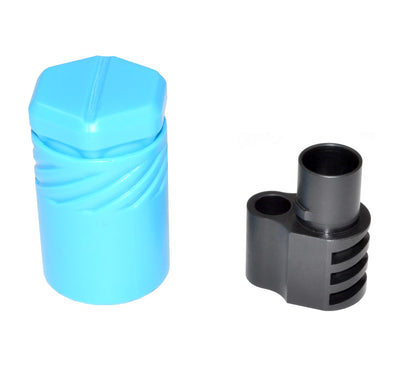 Muzzle Brake Recoil Compensator for 5" 1911 .45 ACP Handguns, Matte Black