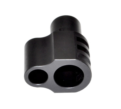 Muzzle Brake Recoil Compensator for 5" 1911 .45 ACP Handguns, Matte Black