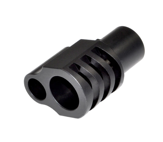 Muzzle Brake Recoil Compensator for 5" 1911 .45 ACP Handguns, Matte Black