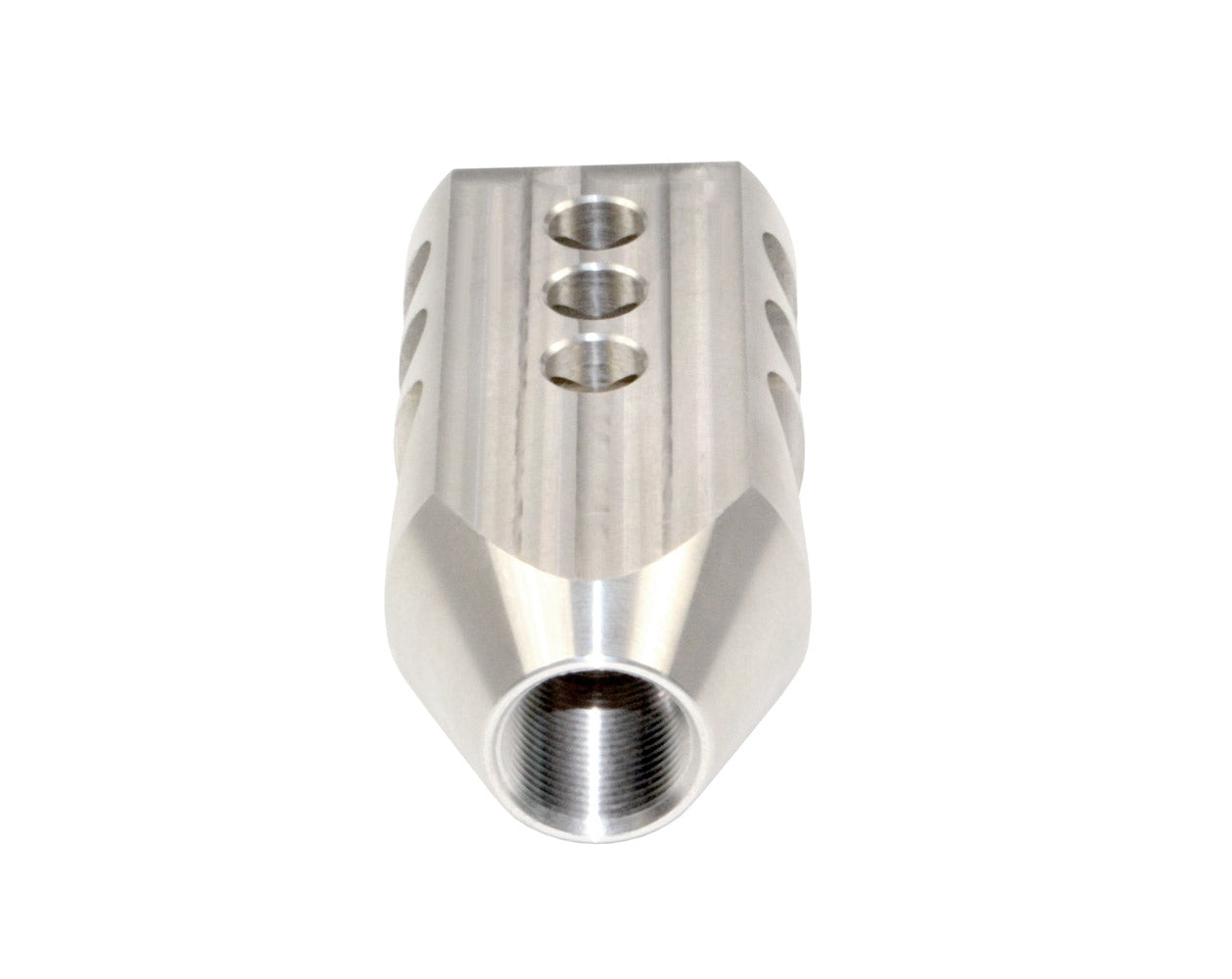 Competition Grade Tanker Muzzle Brake Recoil Compensator for AR 10 .308/7.62 NATO, 5/8"x24 thread, Stainless Steel