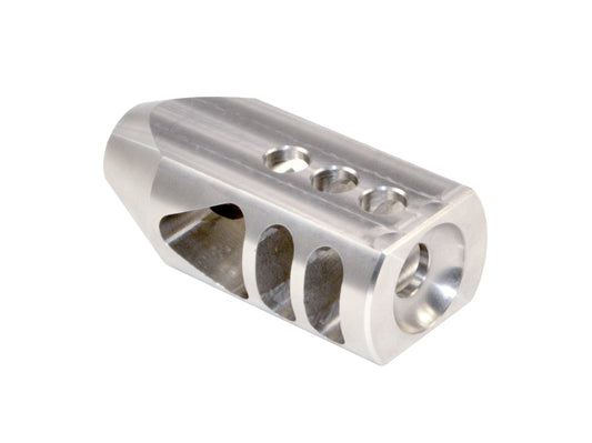 Competition Grade Tanker Muzzle Brake Recoil Compensator for AR 10 .308/7.62 NATO, 5/8"x24 thread, Stainless Steel