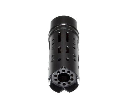 Muzzle Brake Recoil Compensator for AR-15 .223, 1/2"x28 thread, Black Steel