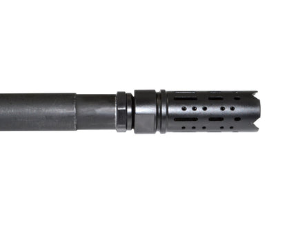 Muzzle Brake Recoil Compensator for AR-15 .223, 1/2"x28 thread, Black Steel