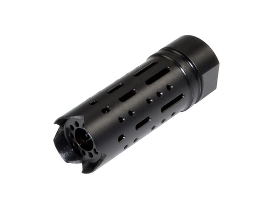Muzzle Brake Recoil Compensator for AR-15 .223, 1/2"x28 thread, Black Steel