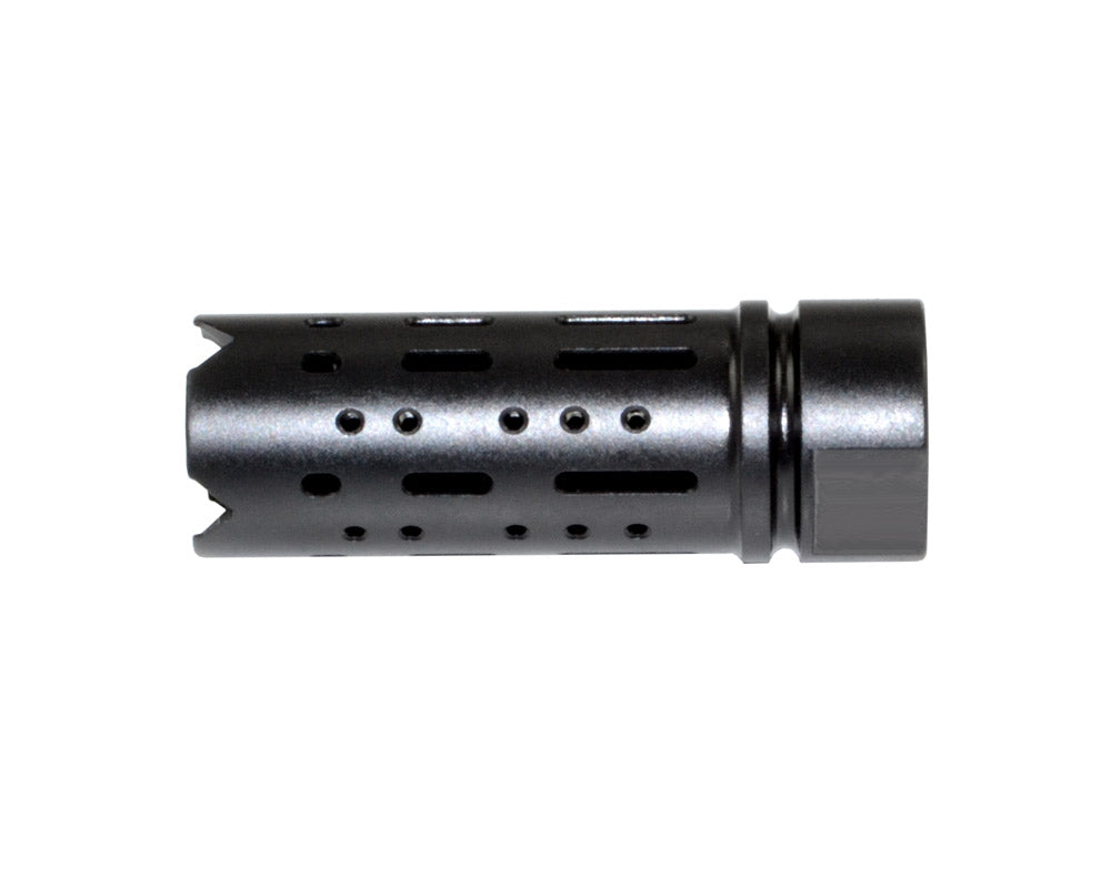 Muzzle Brake Recoil Compensator for AR-15 .223, 1/2"x28 thread, Black Steel