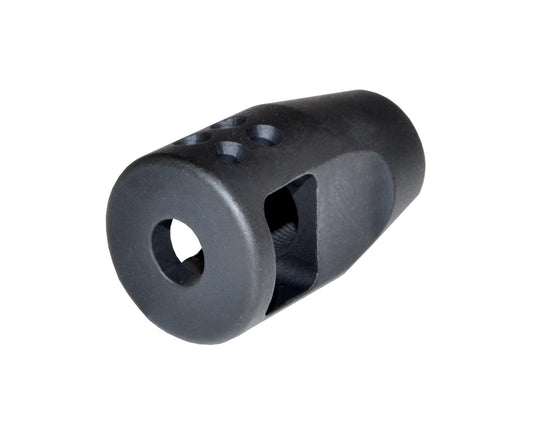Steel muzzle brake 1/2″x28 .223/5.56 NATO, Black