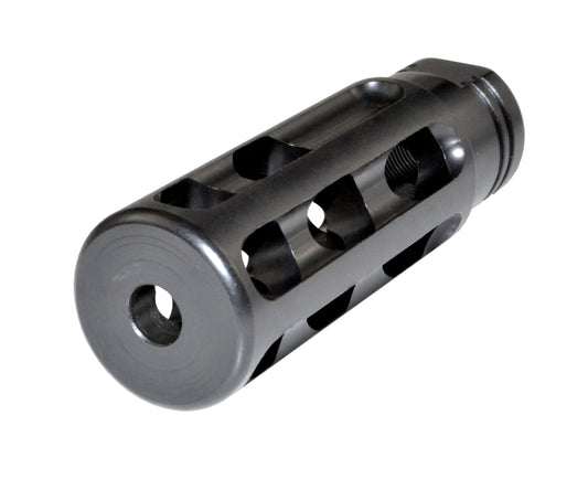 Steel muzzle brake 1/2″x28 .223, Black