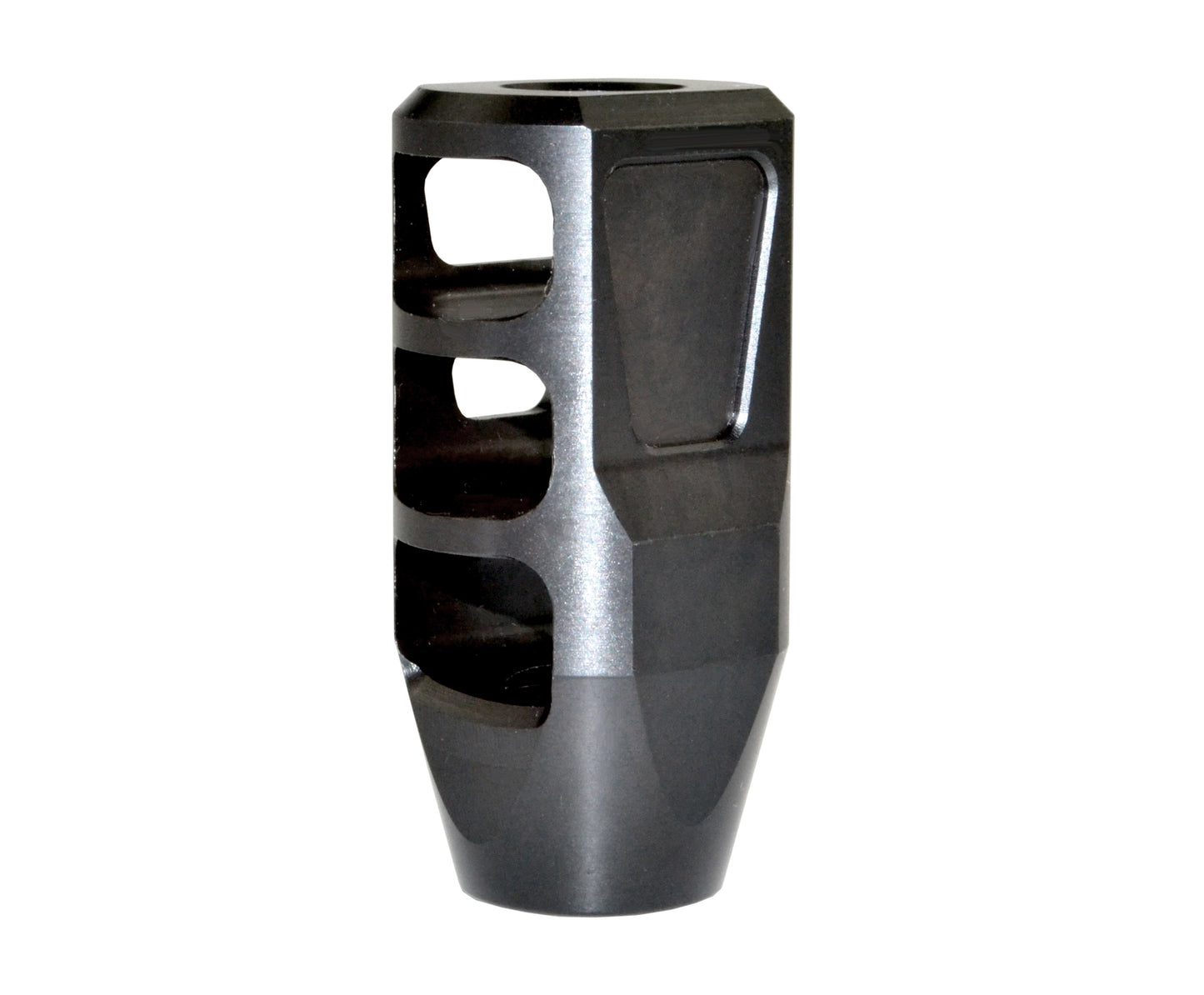 CNC Tanker Steel muzzle brake 5/8″x24 .308/7.62 NATO, Black