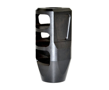 CNC Tanker Steel muzzle brake 5/8″x24 .308/7.62 NATO, Black
