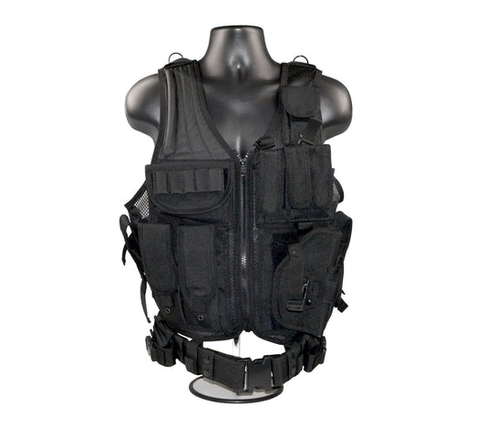 Badass Tactical Multi Function Vest, Black