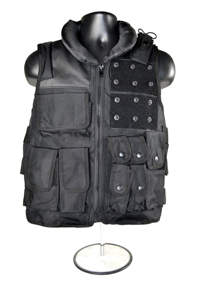 Badass Tactical Multi Function Vest for Cold Weather, Black