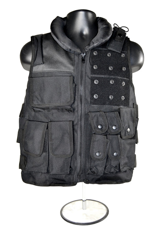 Badass Tactical Multi Function Vest for Cold Weather, Black