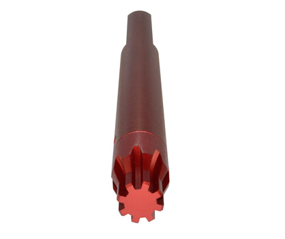 AR-10 308 Reaction Bar and Barrel Vise Block Rod Tool, Red