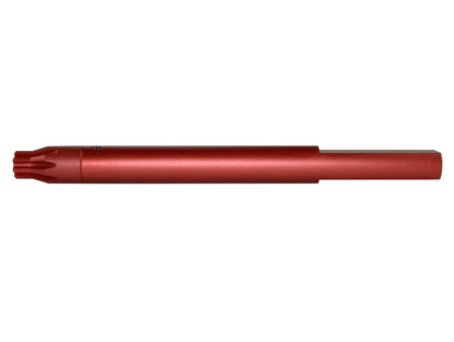 AR-10 308 Reaction Bar and Barrel Vise Block Rod Tool, Red