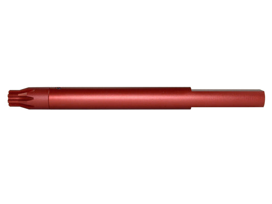 AR-10 308 Reaction Bar and Barrel Vise Block Rod Tool, Red