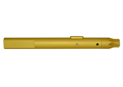 AR-10 LR 308 Reaction Bar and Barrel Vise Block Rod Tool with Torque Block, Flat Gold