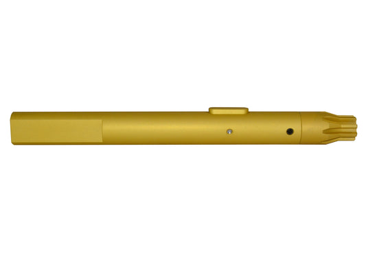 AR-10 LR 308 Reaction Bar and Barrel Vise Block Rod Tool with Torque Block, Flat Gold