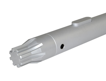 AR-15 M16 Reaction Bar and Barrel Vise Block Rod Tool with Torque Block, Silver