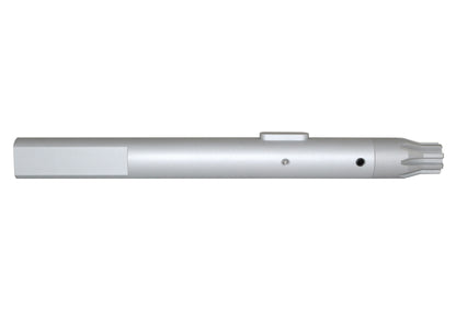 AR-15 M16 Reaction Bar and Barrel Vise Block Rod Tool with Torque Block, Silver