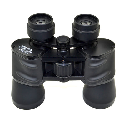 Wide Angle FOV 10X50 Binoculars with Carry Case & Accessories
