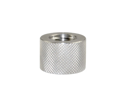 AR-15 Bull Barrel Thread Protector Nut for 1/2"x28 Muzzle Threading, Stainless Steel