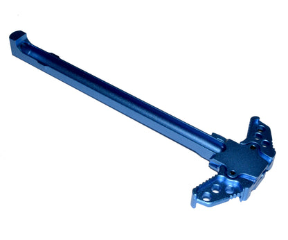 Presma® Patented Ambidextrous AR-15 and AR-9 Charging Handle, Dark Blue Anodized