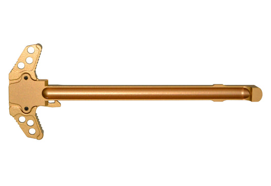 Presma® Patented Ambidextrous AR-15 and AR-9 Charging Handle, Gold Anodized