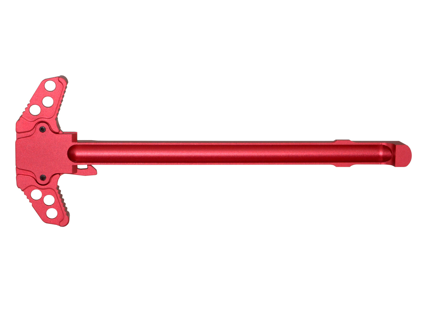 Presma® Patented Ambidextrous AR-15 and AR-9 Charging Handle, Red Anodized