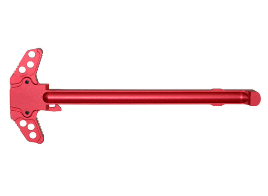 Presma® Patented Ambidextrous AR-15 and AR-9 Charging Handle, Red Anodized