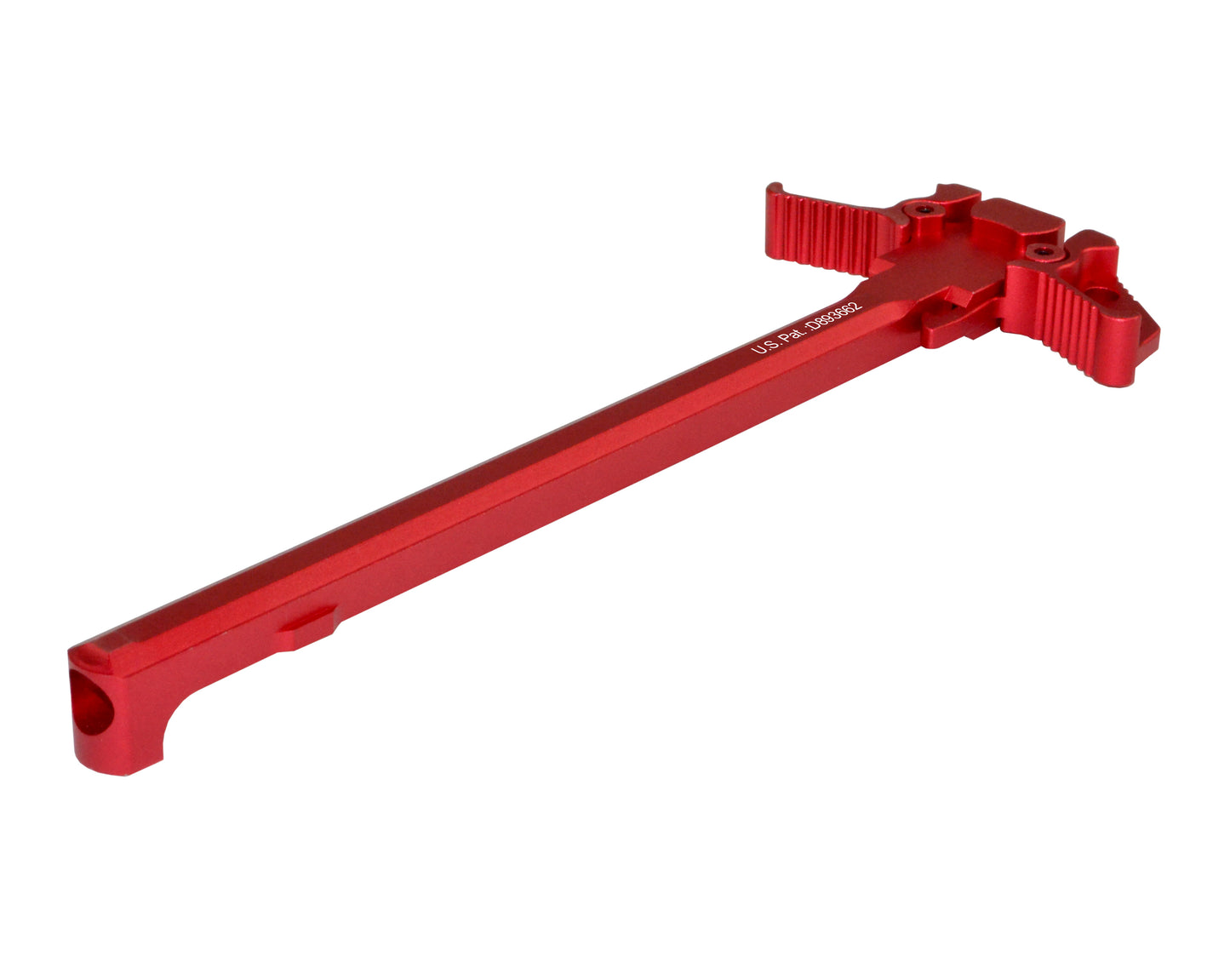 Presma® Patented Ambidextrous AR-15 and AR-9 Charging Handle, Red Anodized