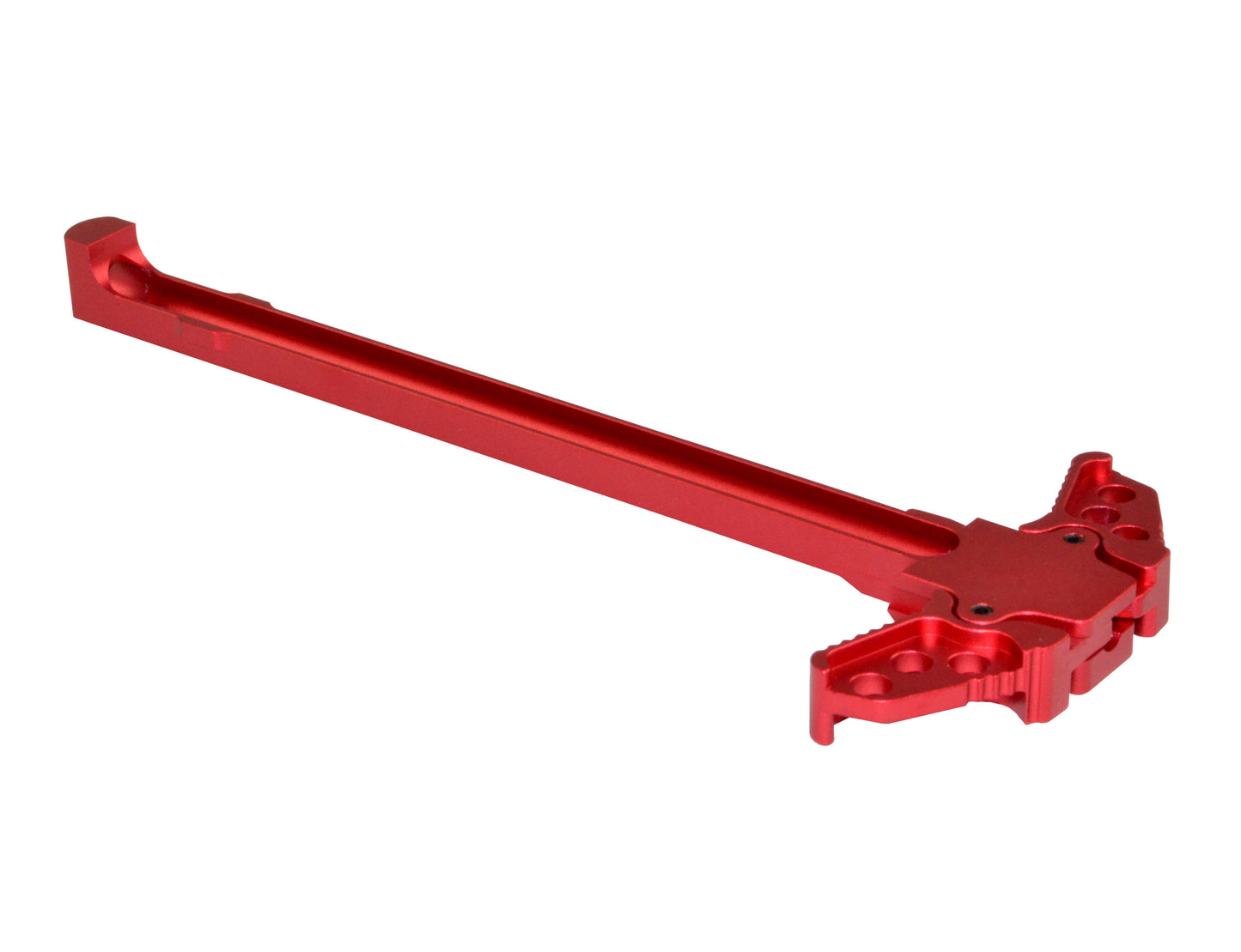 Presma® Patented Ambidextrous AR-15 and AR-9 Charging Handle, Red Anodized