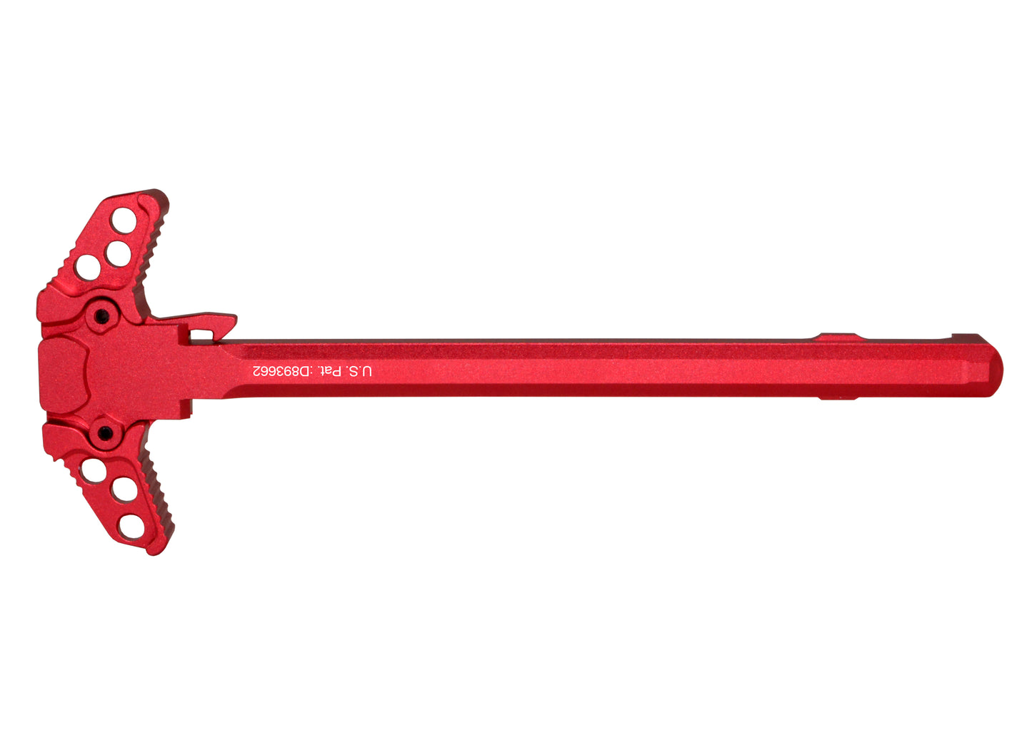 Presma® Patented Ambidextrous AR-15 and AR-9 Charging Handle, Red Anodized