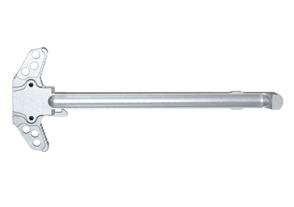 Presma® Patented Ambidextrous AR-15 and AR-9 Charging Handle, Silver Anodized