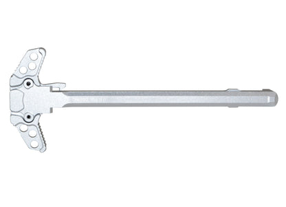 Presma® Patented Ambidextrous AR-15 and AR-9 Charging Handle, Silver Anodized