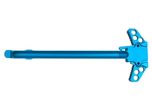Ambidextrous AR-15 and AR-9 Charging Handle, Blue Anodized