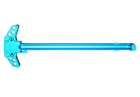 Presma® Patented Ambidextrous AR-10 LR .308 Charging Handle, Light Blue Anodized