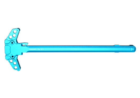 Presma® Patented Ambidextrous AR-10 LR .308 Charging Handle, Light Blue Anodized